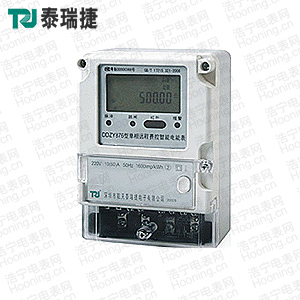 深圳泰瑞捷DDZY876型单相远程费控智能电能表