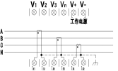 威胜DSSD332-1A(三相三线)/DTSD342-1A(三相四线)数显仪表接线图