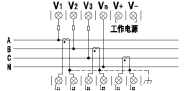 威胜DSSD332-1C(三相三线)/DTSD342-1C(三相四线)数显仪表接线图