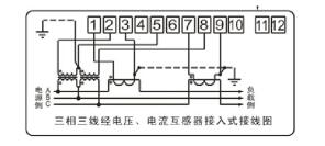 DSSY331-MD4互感器接入式接线图