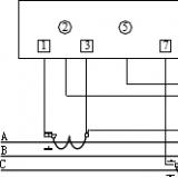 林洋DSSD71(三相三线)DTSD71(三相四线)电子式多功能电能表|电度表接线图