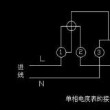 单相电表怎么接线