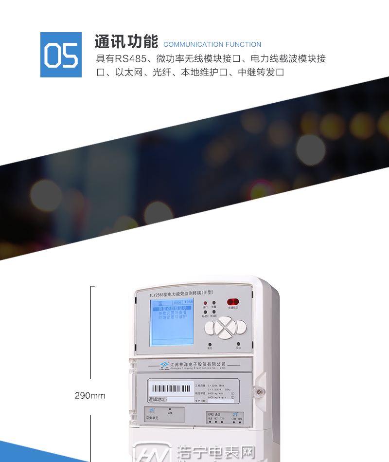 江苏林洋TLY256X系列电力能效监测终端-2565