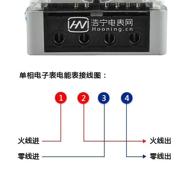 220v单相电表接线图