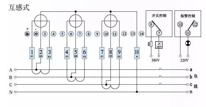 三相三线电表接线图及接线正误判别方法