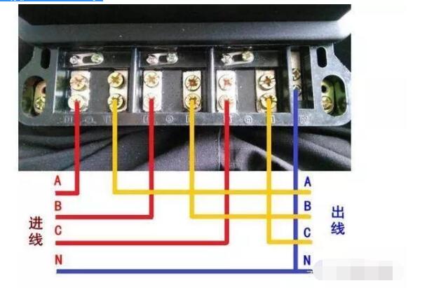 电表怎么接线图解法