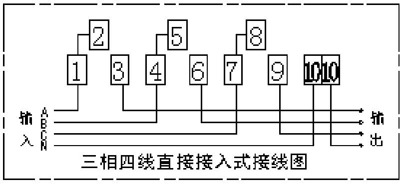 杭州海兴DTZ208智能电表工作原理及接线图