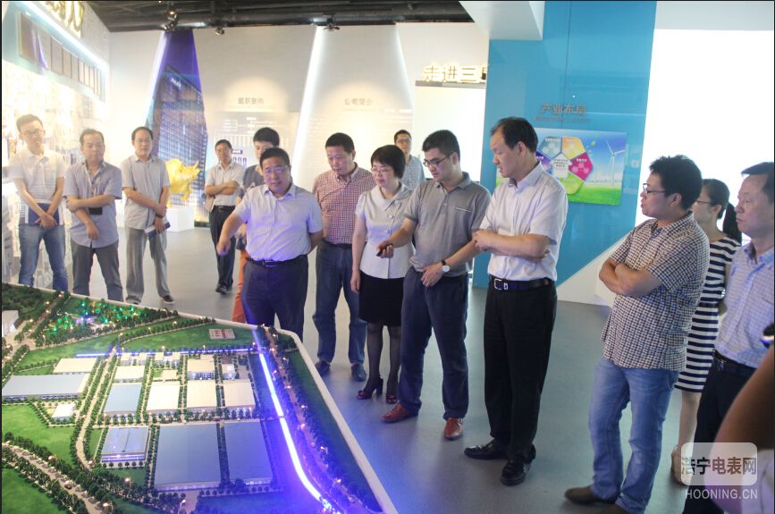 省科技厅领导赴我司慈城基地调研