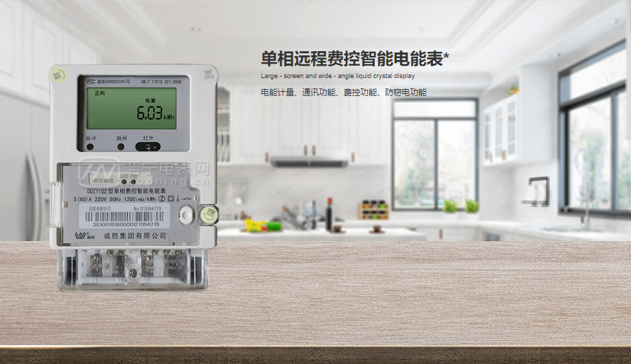 长沙威胜DJZY102单相远程费控智能电能表
